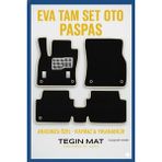 Renault Clio 3 2005-2011 Aracınıza Özel Eva Paspas Siyah Bej | Kaymaz ve Yıkanabilir Oto Paspas - Siyah - Bej