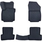 Renault Clio 3 2005-2012 Premium Havuzlu 5d Oto Paspas Takımı Tam Uyumlu - Siyah
