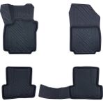 Renault Clio 3 2005-2012 Premium Seri Araca Özel 3D Havuzlu Oto Paspas - Siyah