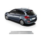 Renault Clio 3 Grandtour Tk Paslanmaz Çelik 4 Parça Krom Cam Çıtası