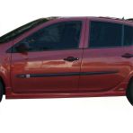 Renault Clio 3 İcin Marspiyel 2 Parca Fiber 2005-2012