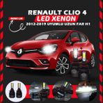Renault Clio 4 2012-2019 Uzun Far Uyumlu Şimşek Etkili LED Xenon Light Series H1 - Beyaz