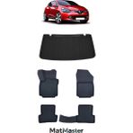 Renault Clio 4 2013 Model 5d Premium Ekstra Havuzlu Paspas ve Bagaj Havuzu Set - Siyah