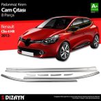 Renault Clio 4 Hb Krom Cam Çıtası 8 Prç. 2012-2019