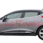 Renault Clio 4 HB Tk Paslanmaz Çelik 8 Parça Krom Cam Çıtası