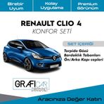 Renault Clio 4 Konfor Seti - Araç Içi Ses Kumaş Kaplama