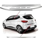 Renault Clio 4 Krom Cam Çıtası ve Alt Bagaj Çıtası - 9 Parça