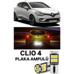 Renault Clio 4 LED Plaka Aydınlatma Ampulü Beyaz Canbus'lu