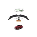 Renault Clio 4 Ön Kaput Koruma Rüzgarlığı 3mm Akrilik (ABS) Parlak Siyah Deflektör 2012-2020