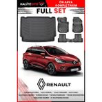 Renault Clio 4 Sporttourer 2017 Model 4d Alt Bagaj ve Pro Serisi Havuzlu Paspas Takımı - Siyah