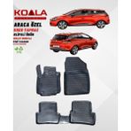 Renault Clio 4 Station Wagon Araca Özel Havuzlu Paspas - Siyah