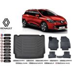 Renault Clio 4 Stw 2014 Model Bagaj Havuzu Araca Özel Siyah Extra Havuzlu Paspas Takımı