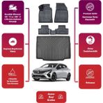 Renault Clio 5 2019 Model Bagaj Havuzu+4d Araca Özel Havuzlu Paspas Takımıı Maxii - Siyah