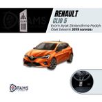 Renault Clio 5 2019> Özel Desenli Krom Ayak Dinlendirme Pedalı Ayak Dayama Pedalı