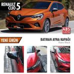 Renault Clio 5 2019 Sonrası Batman Yarasa Ayna Kapağı Piano Black Abs Plastik