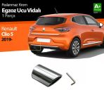 Renault Clio 5 İcin Krom Egzoz Ucu Vidali 2019 Ve Uzeri