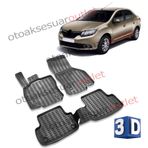 Renault Clio Symbol 3D Havuzlu Paspas