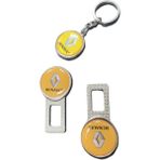 Renault Emniyet Kemerrrr Metal Toka 1 Çift ve Anahtarlık 1 Adet