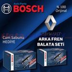 Renault Fluence Bosch Arka Fren Balata Takımı (Manuel El Freni)