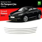 Renault Fluence Krom İcin On Tampon Citasi 4 Parca. 2013 Uzeri Makyajli