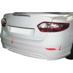 Renault Fluence Sm3 İcin Arka Tampon Alti (Sensorsuz Md) Fiber 2010 Ve Sonrasi