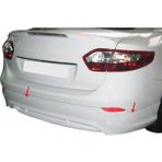 Renault Fluence Uyumlu Sm3 Arka Tampon Altı (Sensörsüz Md) Fiber 2010 Ve Sonrası