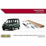 Renault kango tavan çıtası port bagaj taşıyıcı gri 1997 / 2008