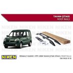 Renault kango tavan çıtası port bagaj taşıyıcı siyah 1997 / 2008