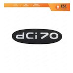 Renault Kangoo 1998-2007 için Siyah dci70 Monogram Amblemi Yazısı 8200120852