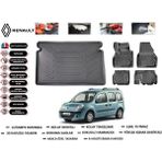 Renault Kangoo 2009 Model Bagaj Havuzu Araca Özel Paspas Takımı Flex - Siyah