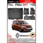 Renault Kangoo 2024 Model Bagaj Havuzu+Paspas Takımı Full Set+Hediyeli - Siyah