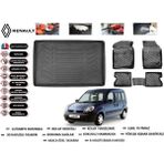 Renault Kangoo Combi 1997 Model Bagaj Havuzu Araca Özel Paspas Takımı Flex - Siyah