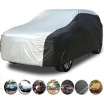 Renault Kangoo Express Maxi Cargo Uyumlu Araba Brandası,oto Araba Örtüsü,çadır Gri-Siyah - Siyah - Gri