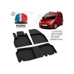 Renault Kangoo Ferrous 4d Havuzlu Kauçuk Paspas 2016 - Siyah