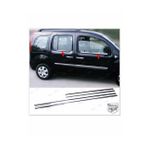 Renault Kangoo Krom Cam Çıtası 4 prç. 2008 Üzeri P. Çelik