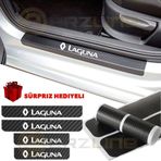 Renault Laguna 4 Adet Karbon Kapı Eşiği Sticker