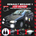 Renault Megane 1 1995-2003 Sis Farı Uyumlu Şimşek Etkili Led Xenon Light Series H1