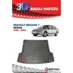 Renault Megane 1 Sedan 1996-2003 3D Bagaj Havuzu Bizymo - Siyah