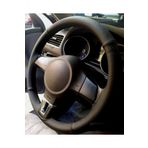 Renault Megane 1 Uyumlu Dikmeli Direksiyon Kılıfı Noktalı-Soft Siyah