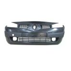 Renault Megane 2 2003-2006 Ön Tampon Siyah (Sis Delikli - Panjurlu - Küçük Armalı Kendinden Bantlı) (Lm) (Adet) (Oem No: