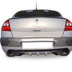 Renault megane 2 difüzör arka tampon çift çıkış egzoz gri