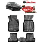 Renault Megane 2 Hatcback 2002-2009 Arası Havuzlu Paspas - Siyah