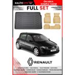 Renault Megane 2 Hatchback 2007 Model 4d Bagaj ve Pro Serisi Havuzlu Bej Paspas Takımı - Siyah