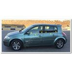 Renault Megane 2 HB 2004-2010 Paslanmaz Çelik 4 Parça Krom Cam Çıtası