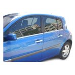 Renault Megane 2 Hb Krom Cam Çıtası 2003-2010 Paslanmaz Çelik 4 Parça