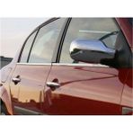 Renault Megane 2 Sedan 2004-2010 Modeller Arası Krom Cam Çıtası 4 Parça Paslanmaz Çelik - 315 Gri