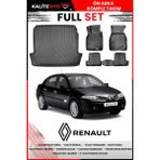 Renault Megane 2 Sedan 2004 Model 4d Bagaj ve Pro Serisi Havuzlu Paspas Takımı - Siyah