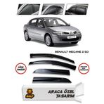 Renault Megane 2 Sedan Cam Rüzgarlığı 4lü