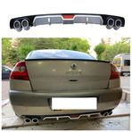 Renault Megane 2 Sedan Difüzör Arka Tampon Eki 4 Egzoz Çıkışlı