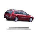 Renault Megane 2 Sw Krom Cam Çıtası 4prç 2004-2010 P.çelik